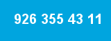 926 355 43 11